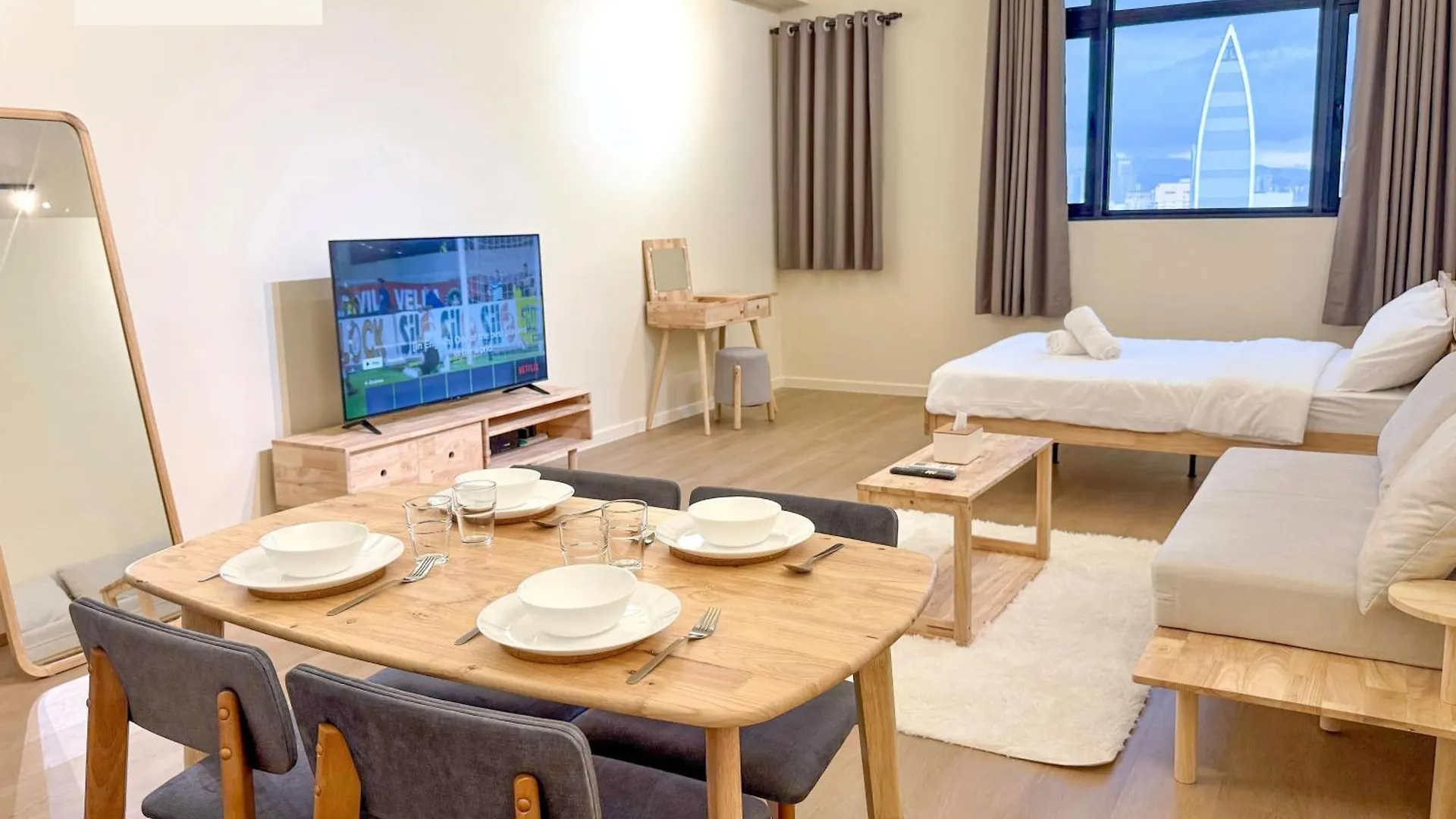 Appartamento Klcc View & Netflix & Walk To Lrt & Sunway Putra Kuala Lumpur