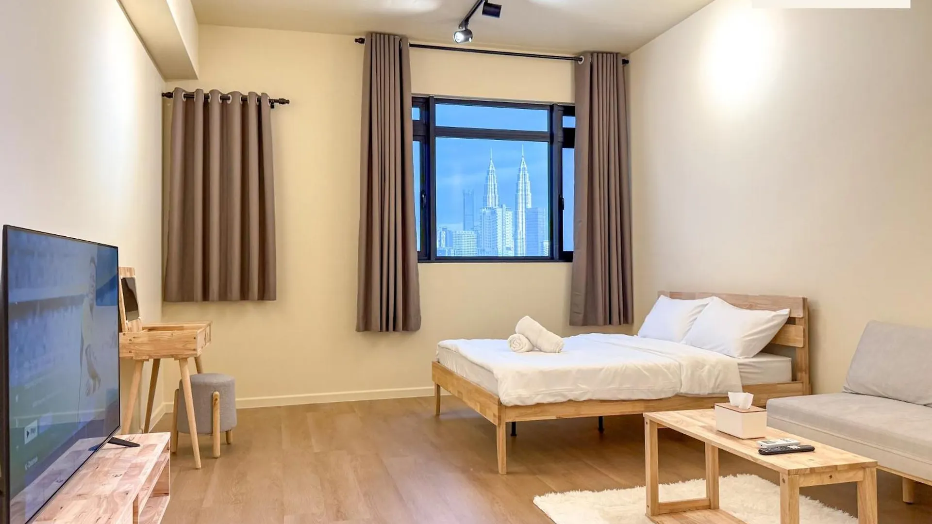 Appartamento Klcc View & Netflix & Walk To Lrt & Sunway Putra Kuala Lumpur Malesia